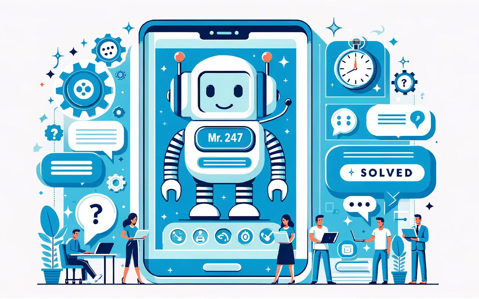 Chatbot AI hỗ trợ khách hàng 24/7